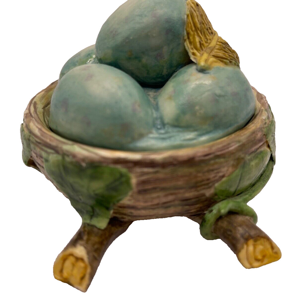 Vintage Katherine's Collection Bluebird Egg Nest Trinket Box- Pre-owned